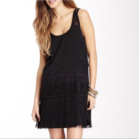 Charleston Lace Fringe Dress 